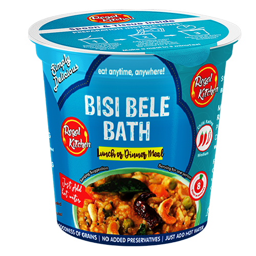 Bisi Bele Bath in a cup (Vegan)